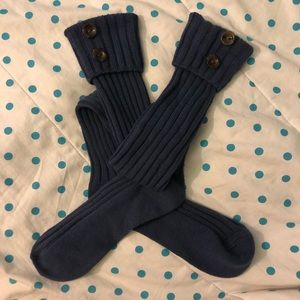 Navy Boot Socks